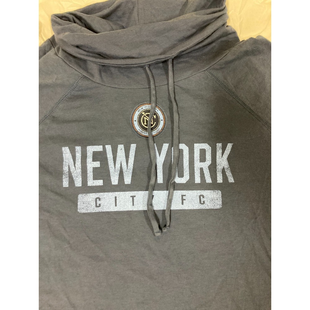 New York City FC‎ Fanatics Sweatshirt Blue NFL Football Sports Women's Size XL